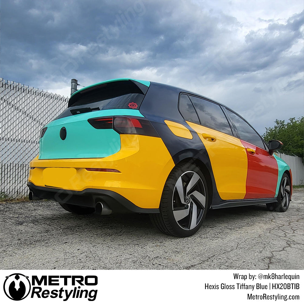 Tiffany Blue Wrapped Volkswagen