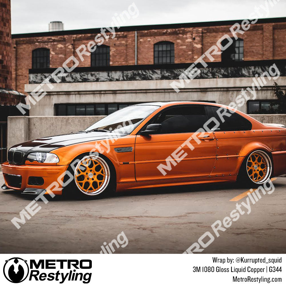 orange car wrap