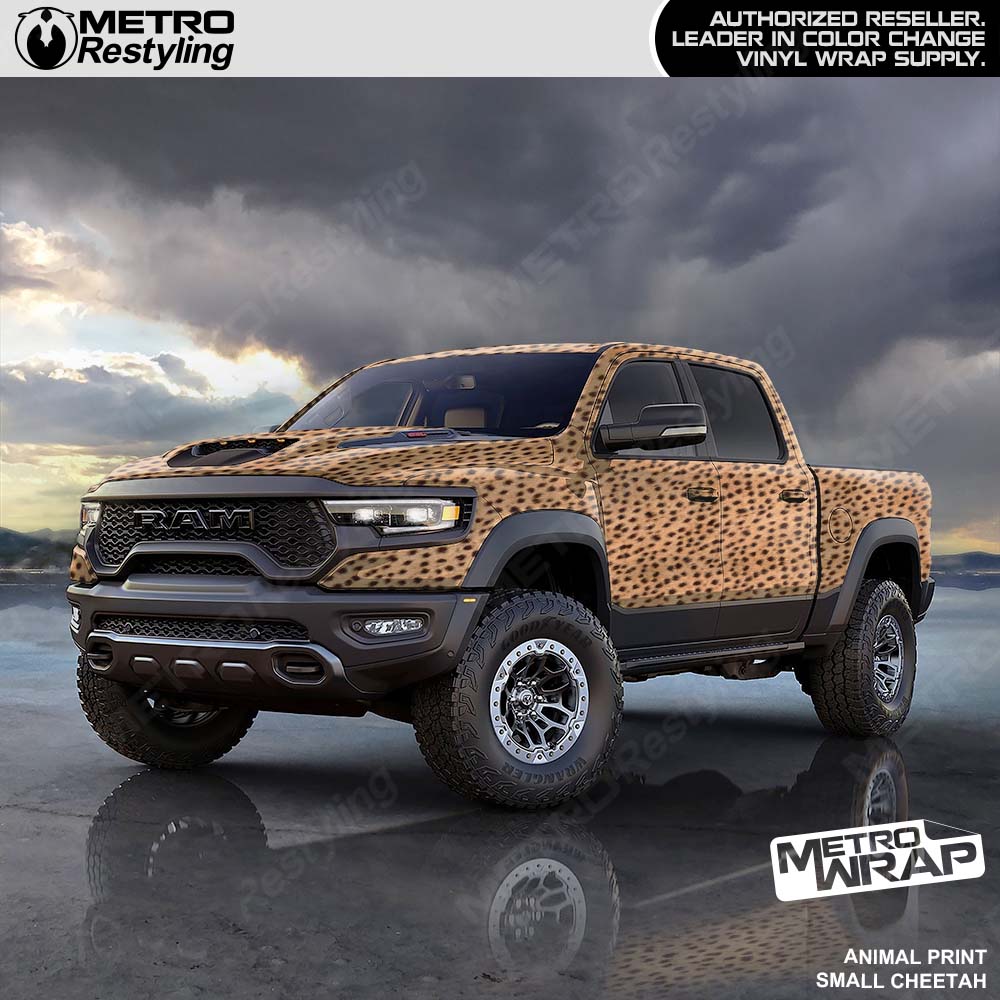 Cheetah truck wrap