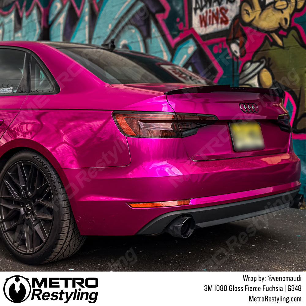 Gloss Fierce Fuchsia Vinyl Car Wrap
