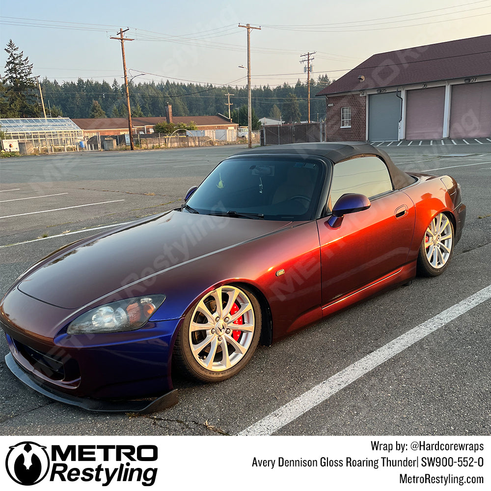 Roaring thunder honda vinyl wrap