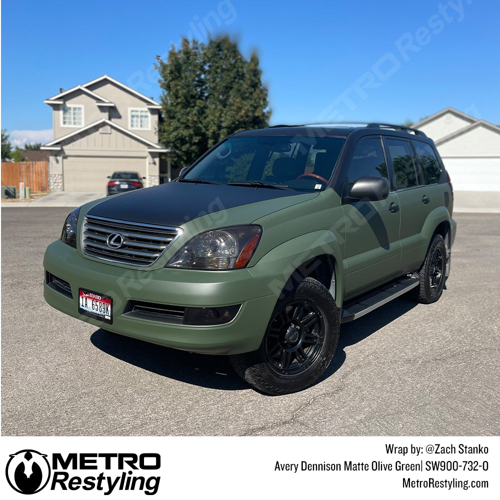 Military Green Toyota 4 Runner Vinyl Wrap