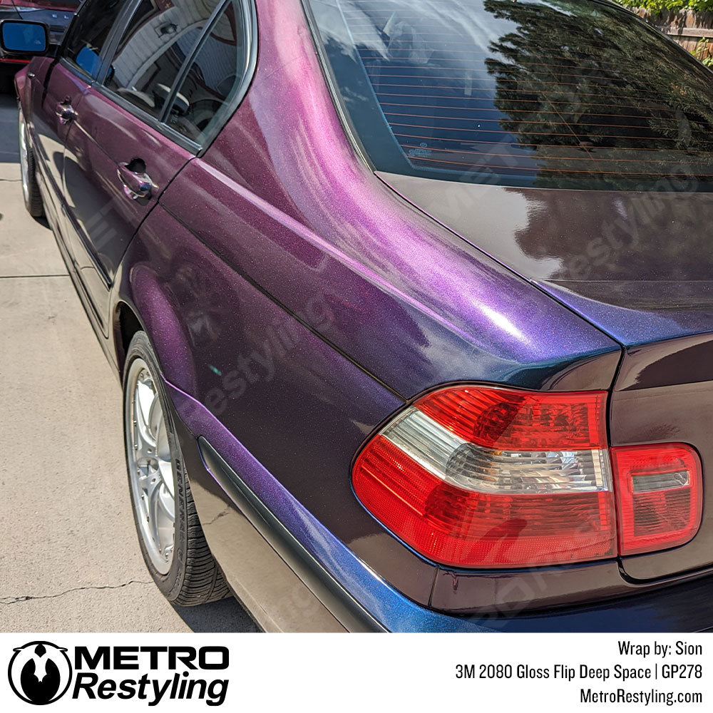 Purple Blue BMW Wrap