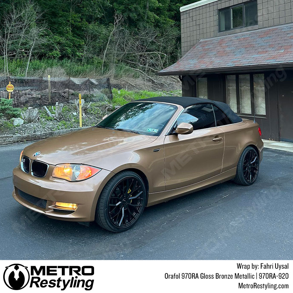 Bronze Metallic Vinyl Wrap