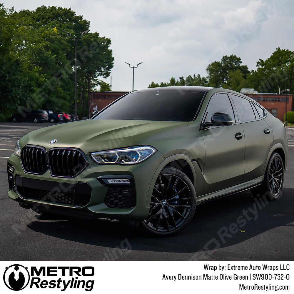 Matte Olive Green Vinyl Car Wrap