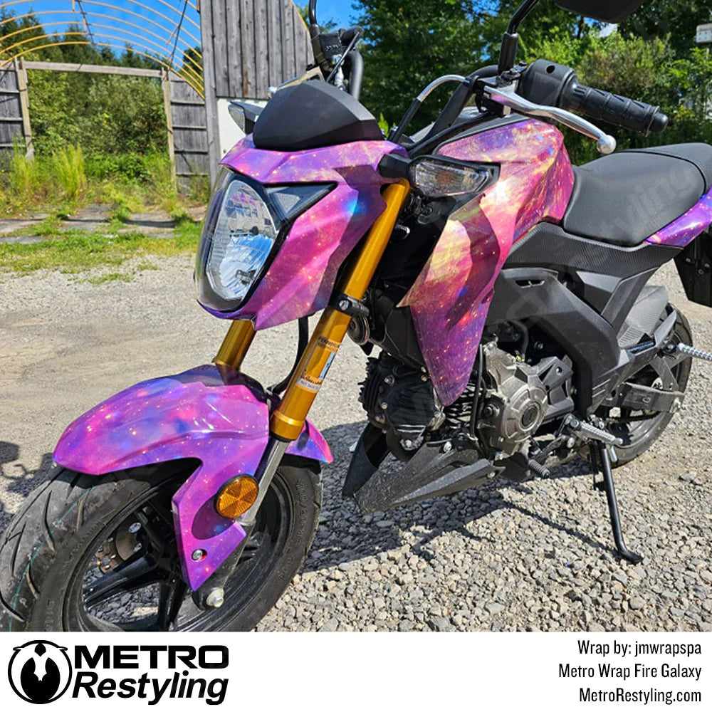 Galaxy Motorcycle bike wrap