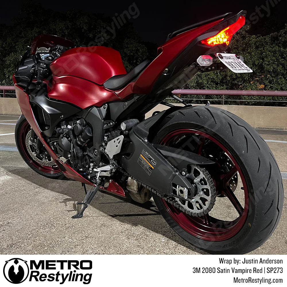 Vampire red bike wrap