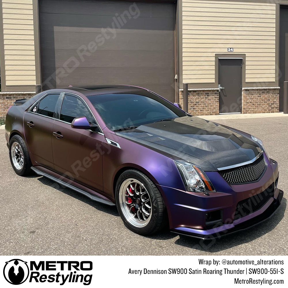 Roaring Thunder Vinyl Cadillac Wrap