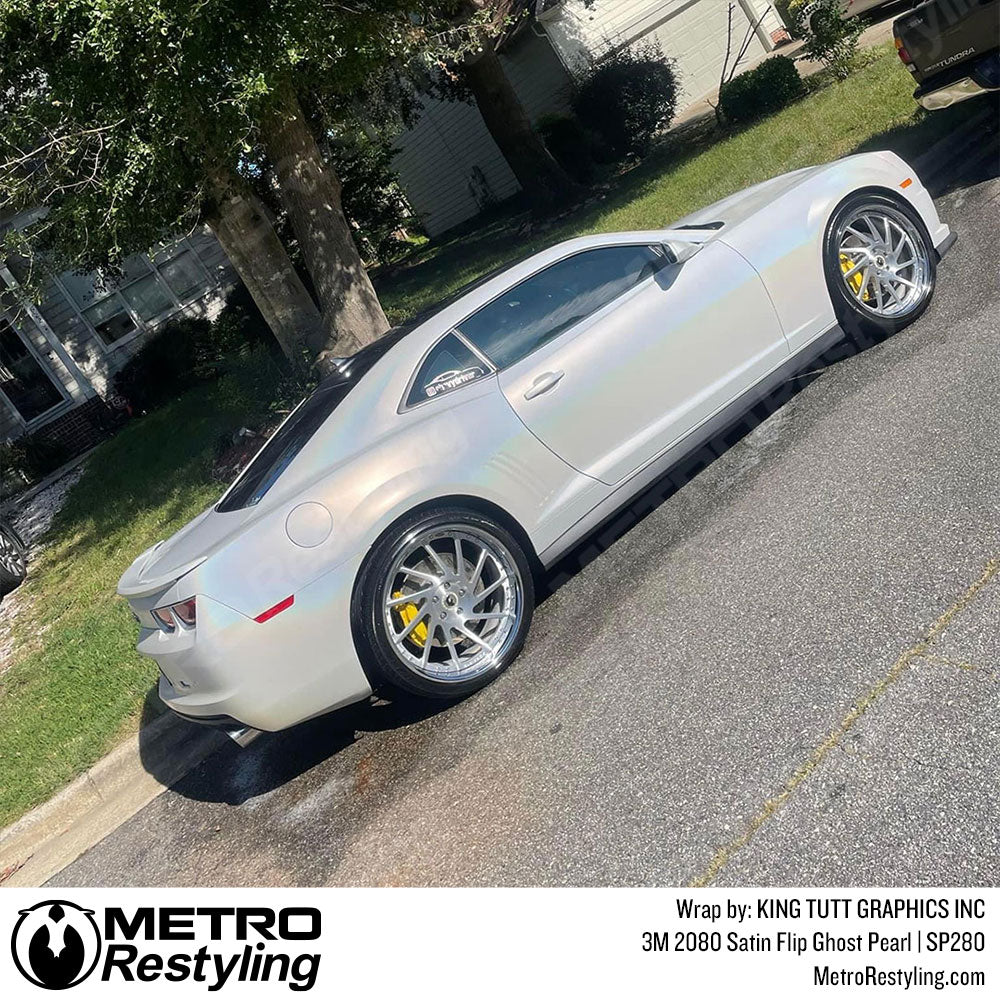 Ghost Pearl chevy car vinyl Wrap