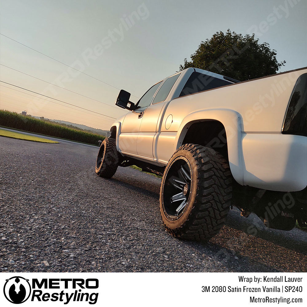 Vanilla White Vinyl Wrap