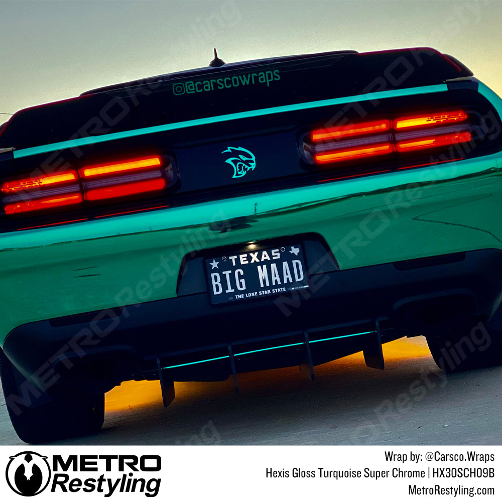 green gloss vinyl car wrap