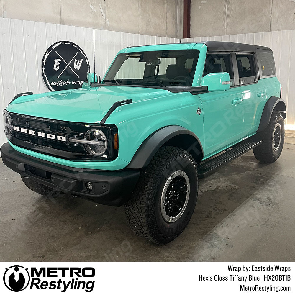 Gloss Tiffany Blue Vinyl Car Wrap