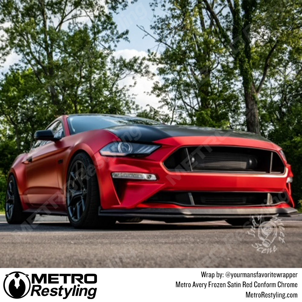 Red Chrome Vinyl Wrap