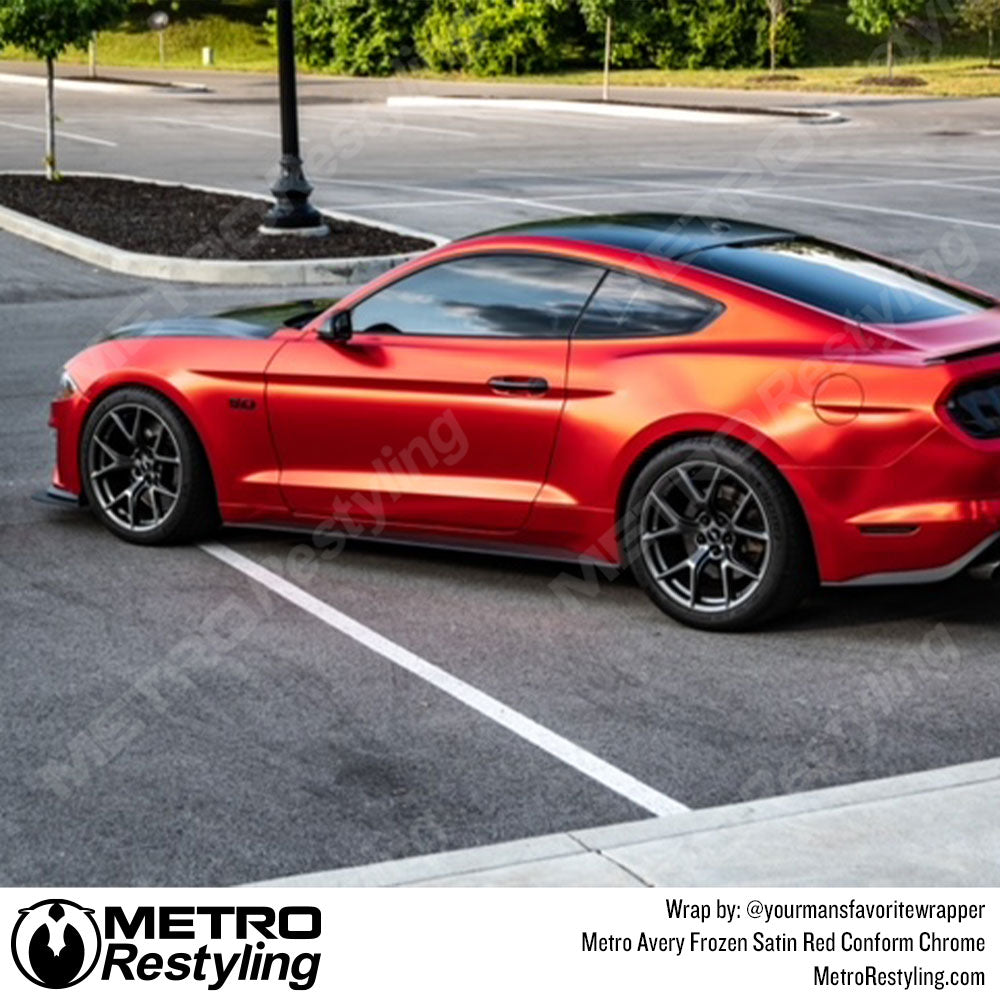 Red Chrome Vinyl Wrap