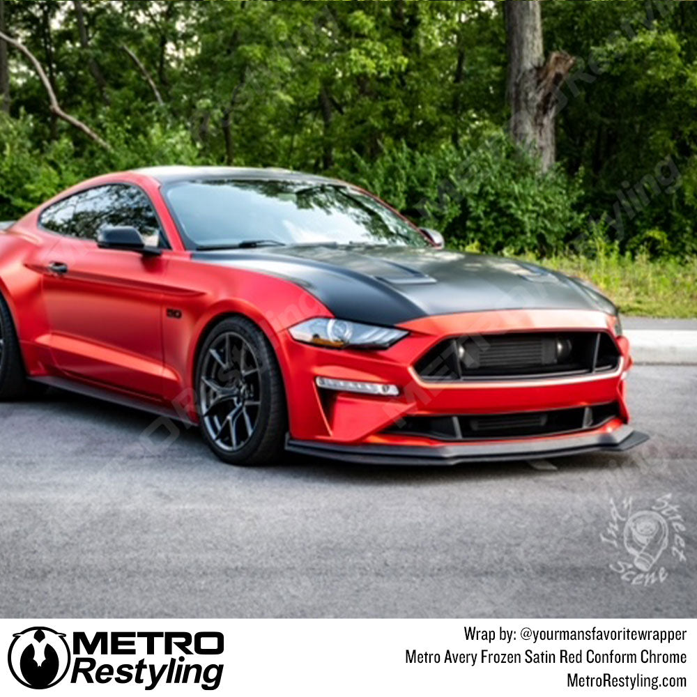 Red Chrome Vinyl Wrap