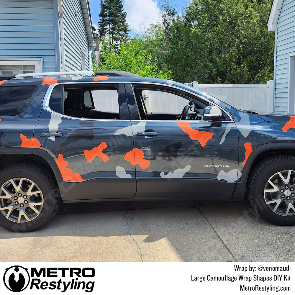 DIY Vinyl Car Wrap Camo Kit