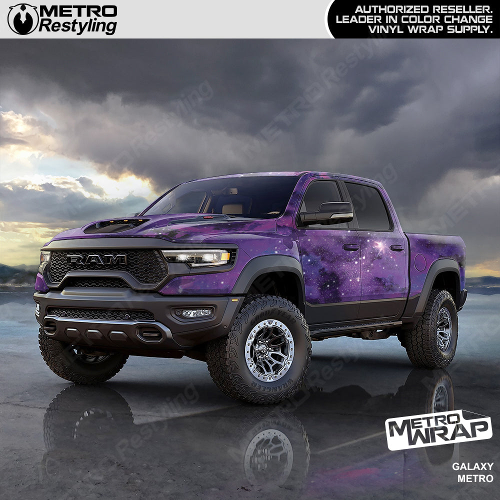 galaxy vinyl truck wrap