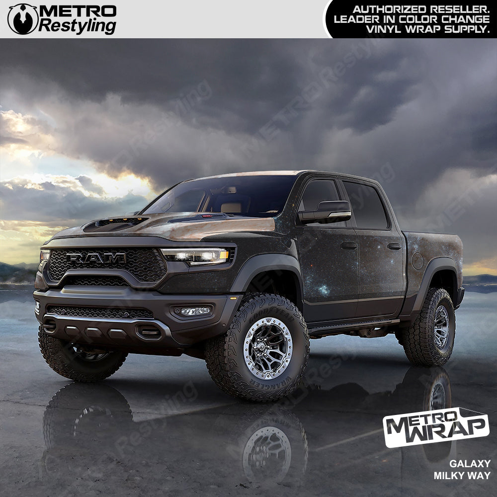 milky way galaxy truck wrap