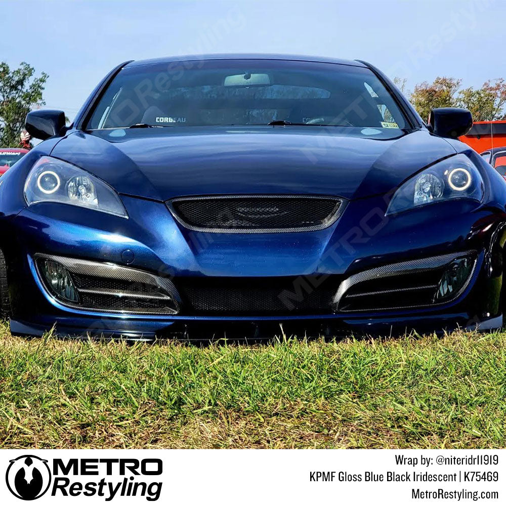 Gloss Blue vinyl car wrap