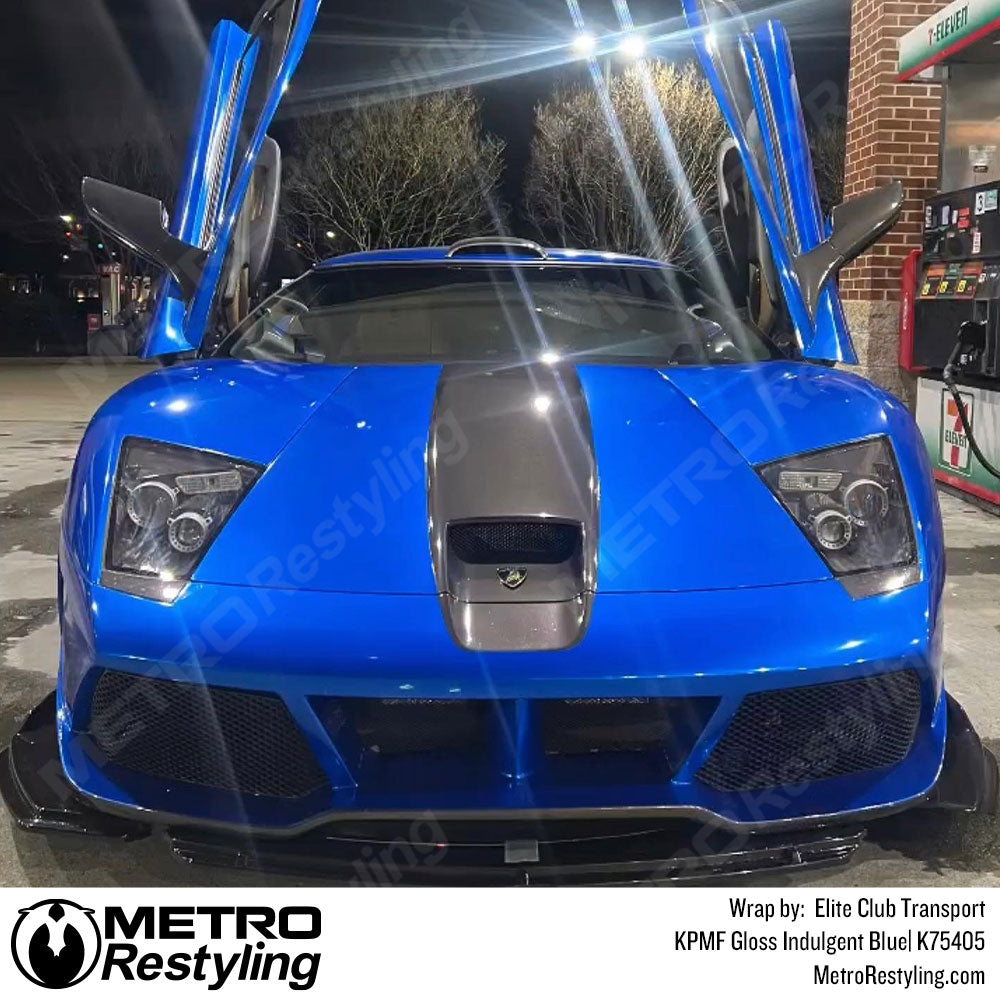 KPMF Indulgent Blue Lamborghini Vinyl Wrap
