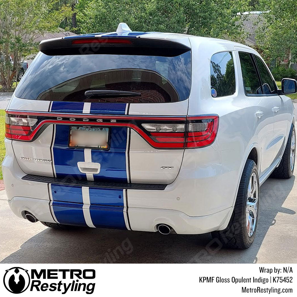 Gloss Indigo Car Wrap