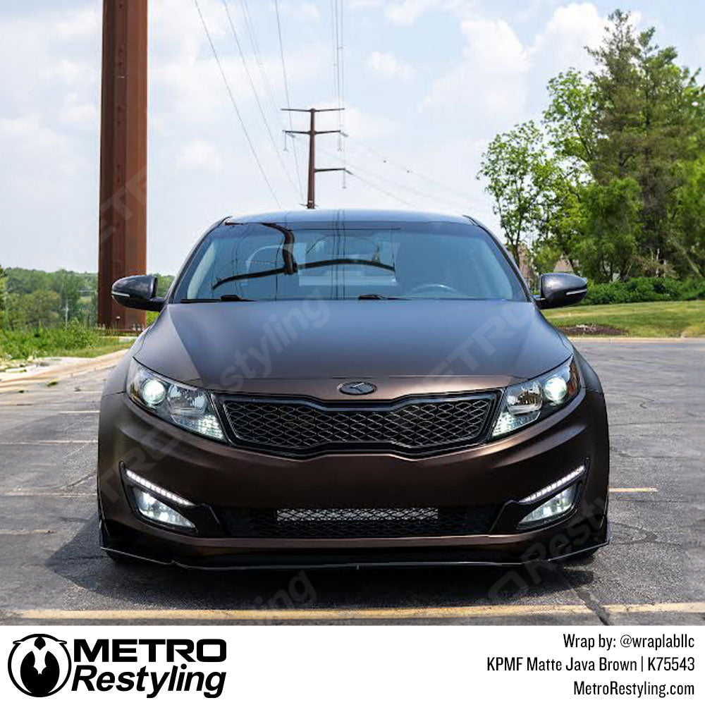 Java Brown Vinyl Car Wrap