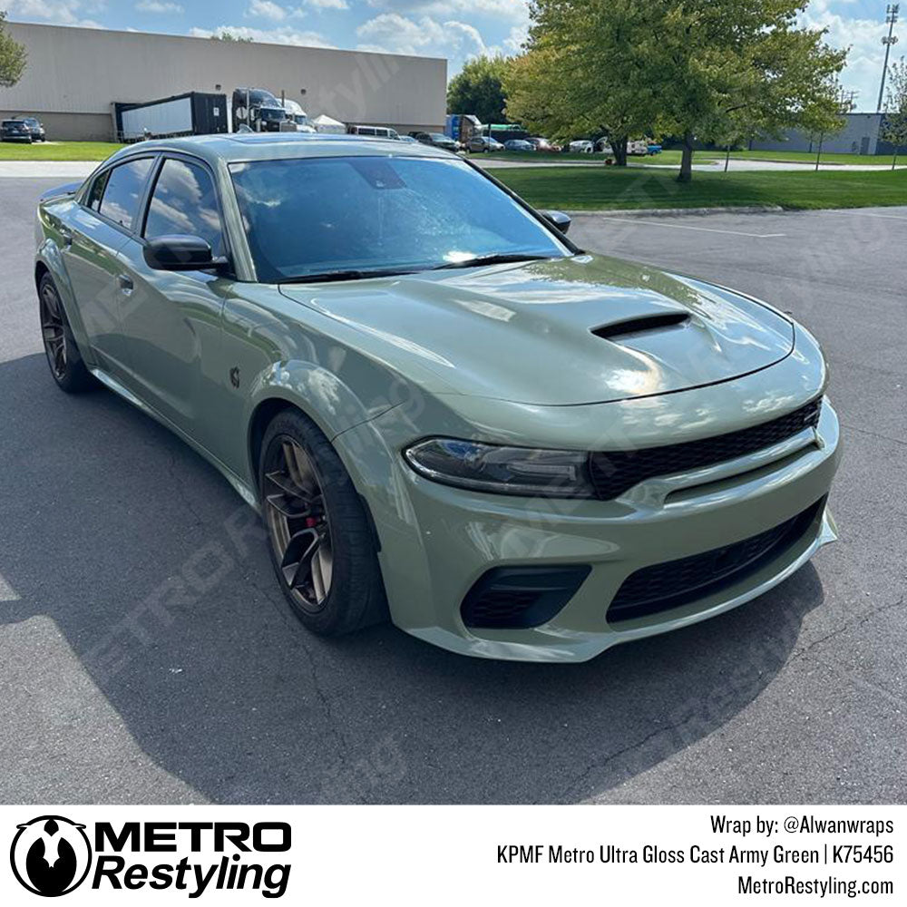 Gloss Army Green Charger Wrap