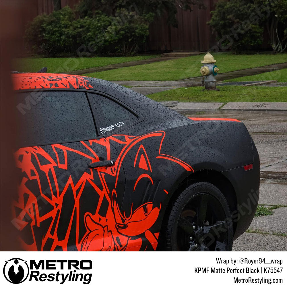 sonic the hedgehog car wrap
