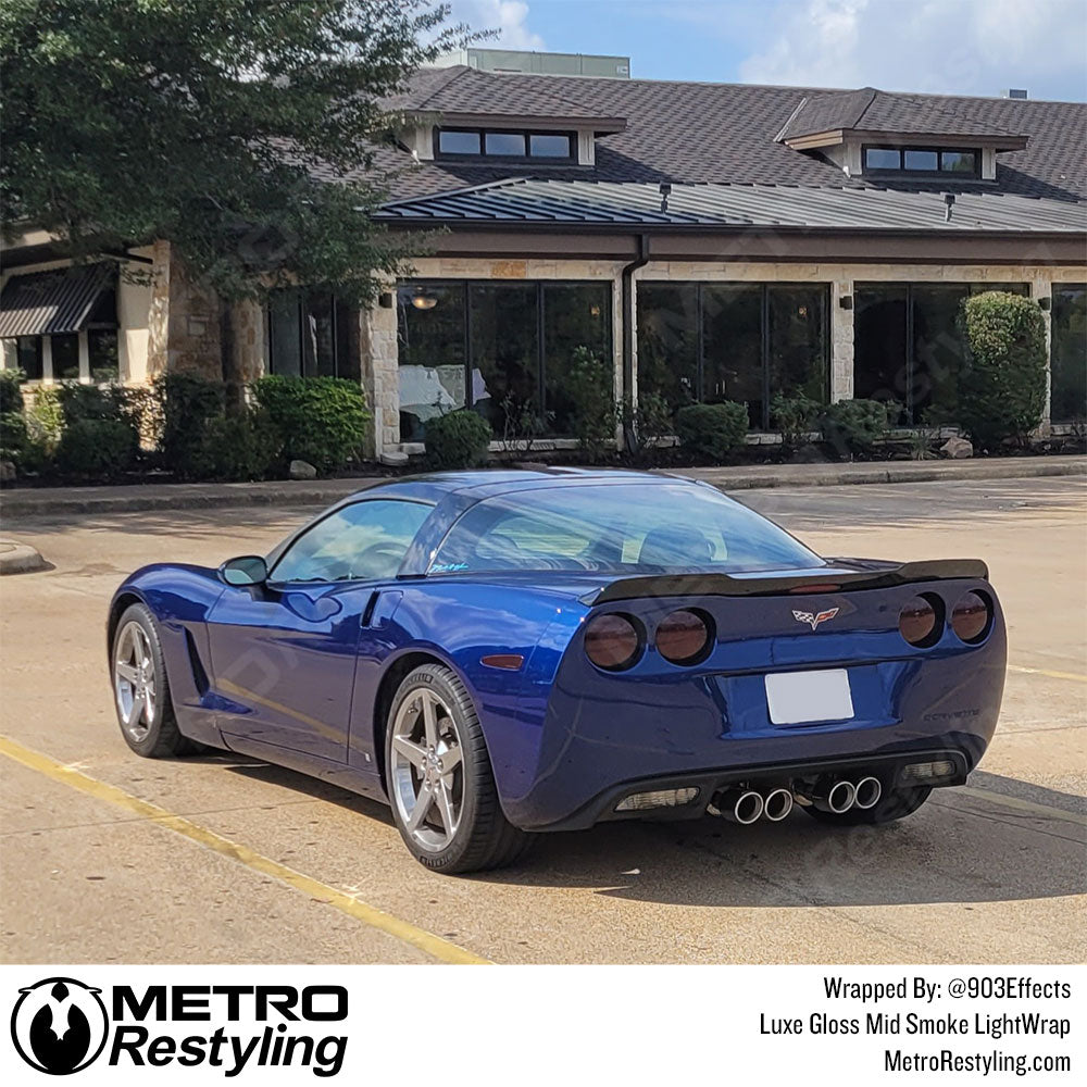 Luxe Mid Smoke TailLight Tint Corvette