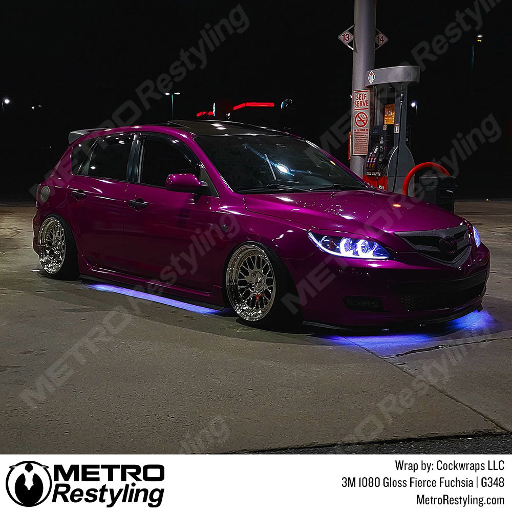 Fuchsia Vinyl Car Wrap