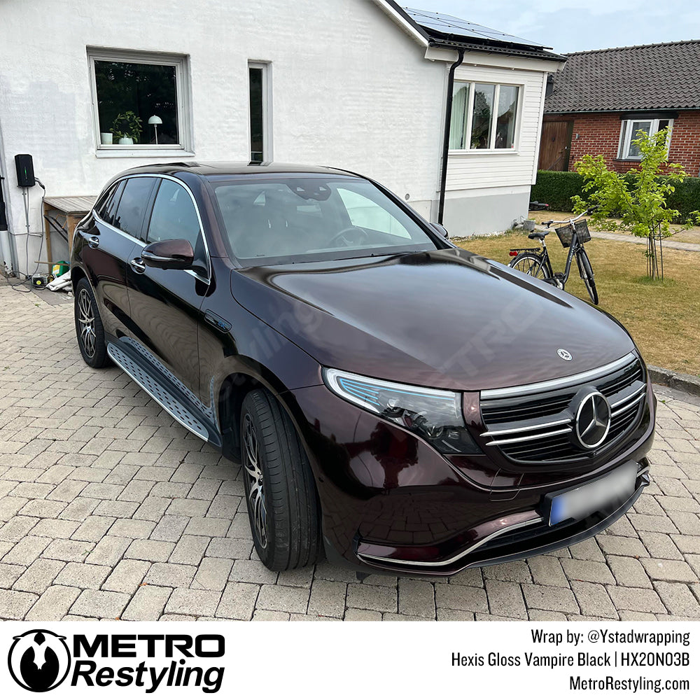 Gloss Vampire Black Vinyl Wrap
