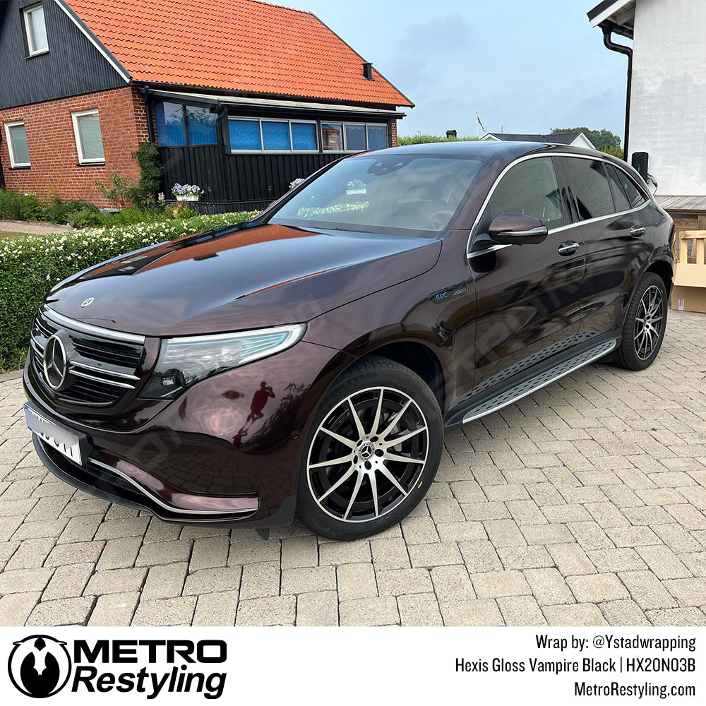 Gloss Vampire Black Vinyl Wrap