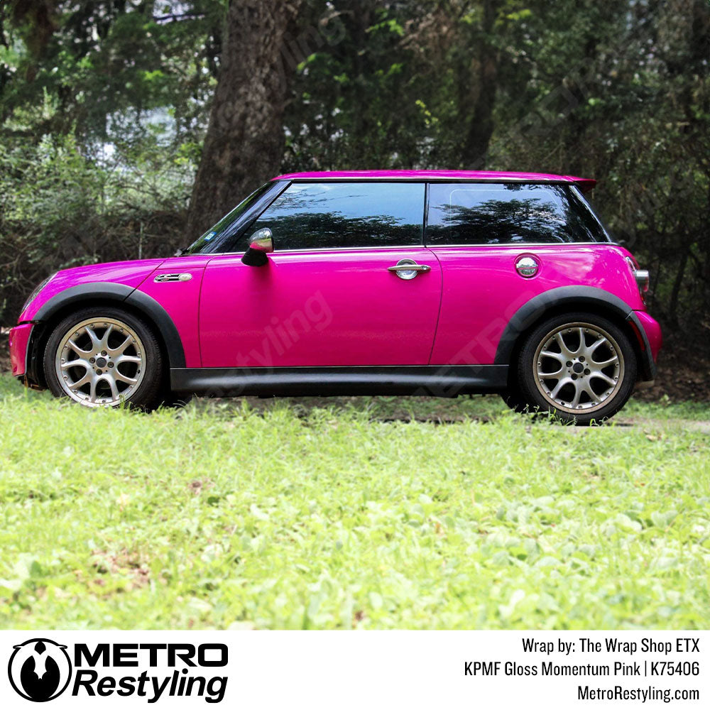 pink car vinyl wrap