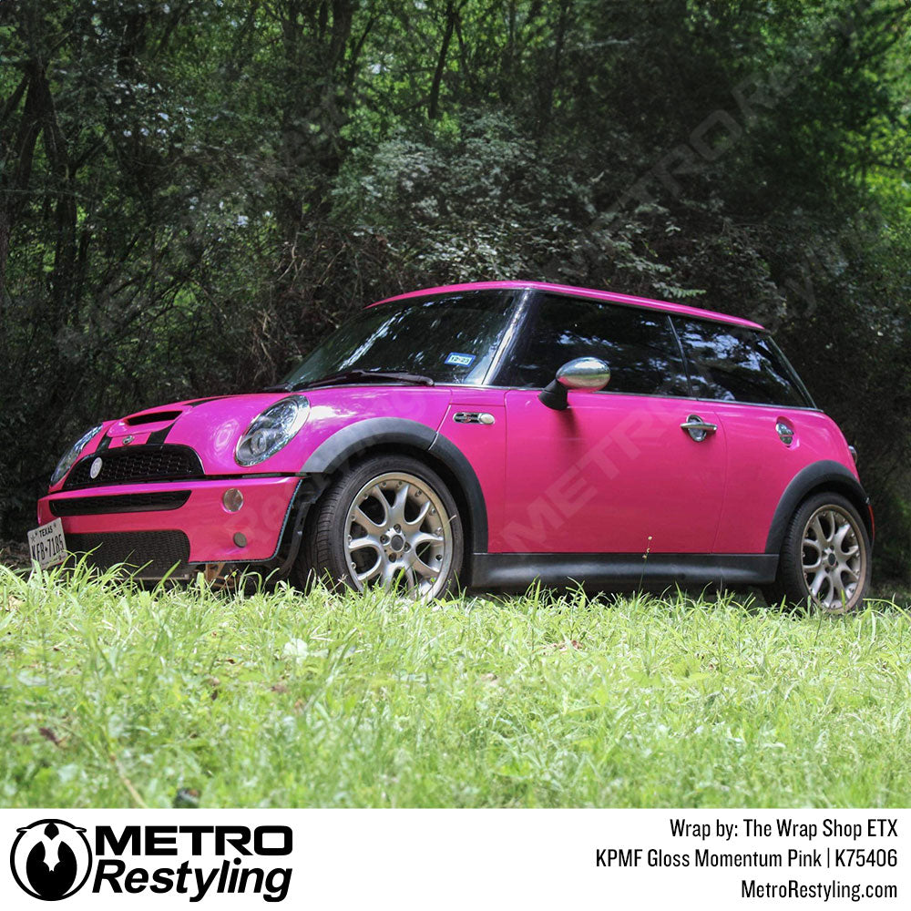 pink car vinyl wrap