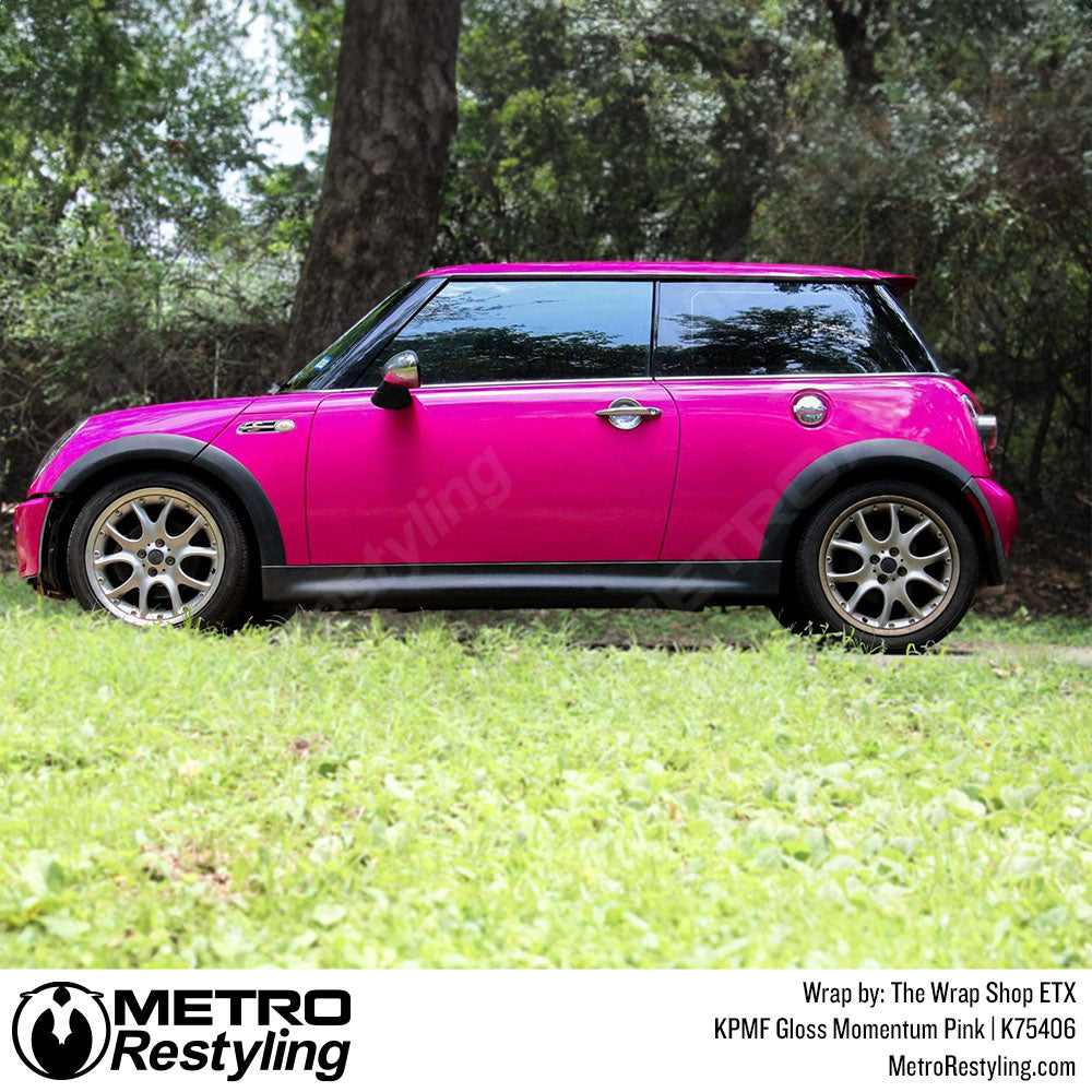 pink car vinyl wrap