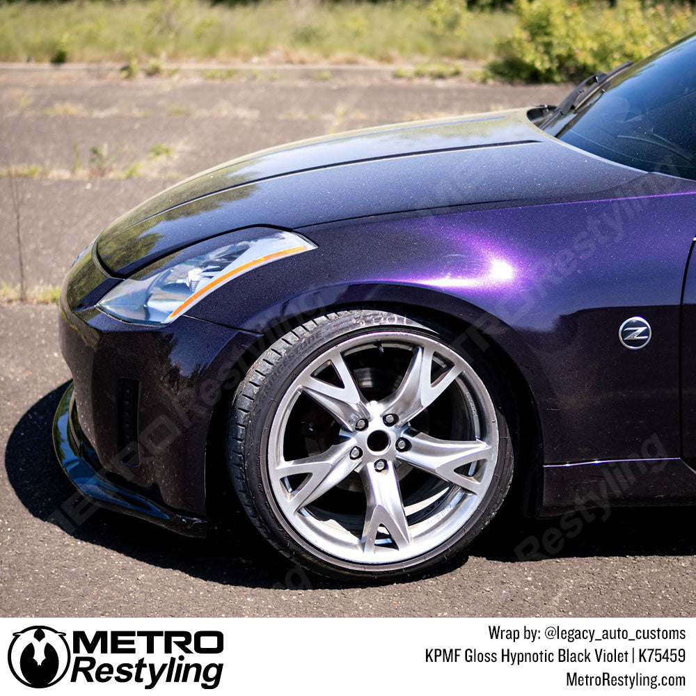 purple vinyl car wrap