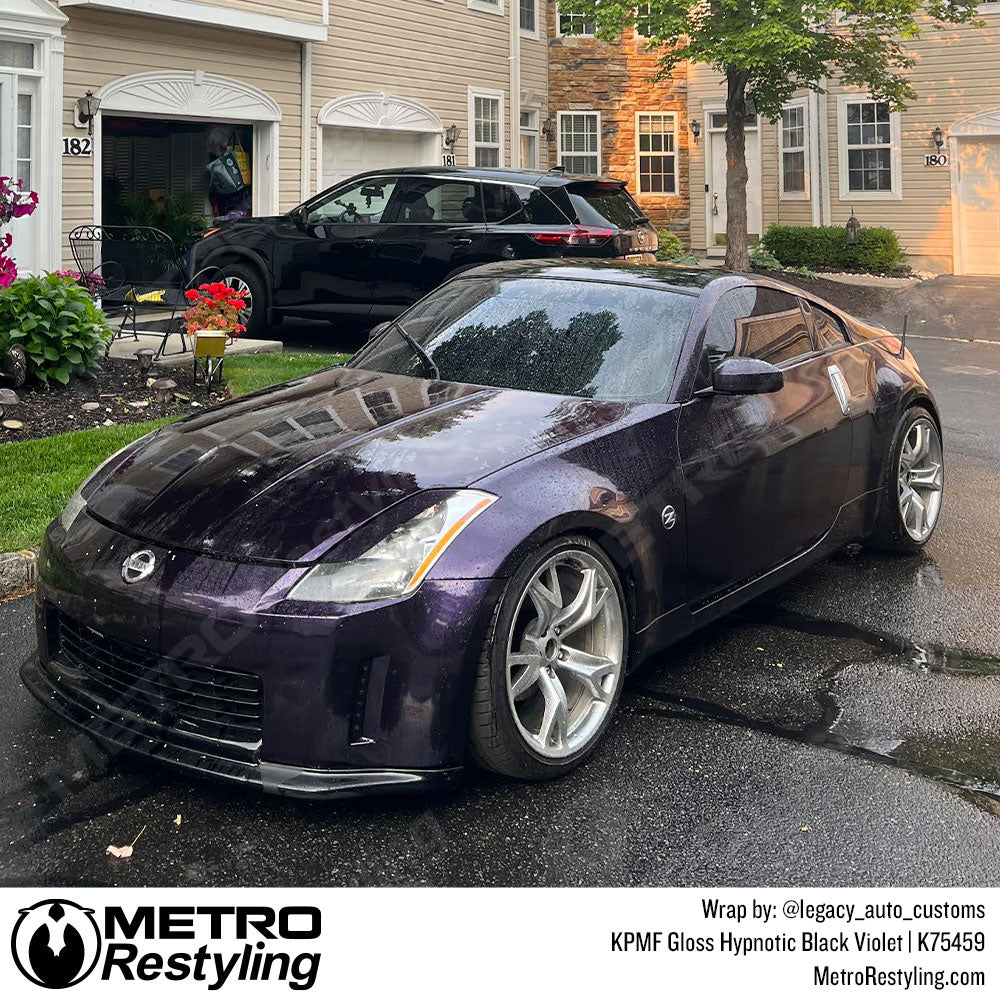 purple vinyl car wrap