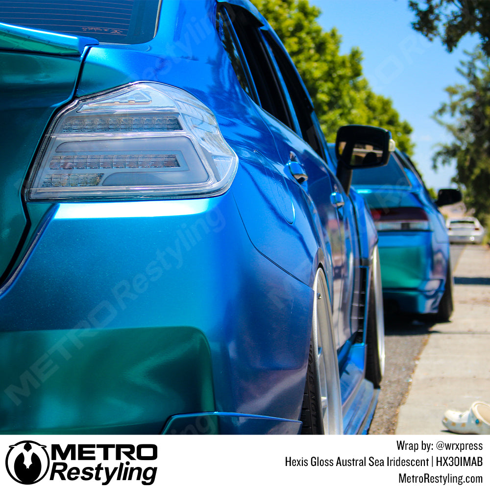Gloss Austral Sea Vinyl Wrap Car