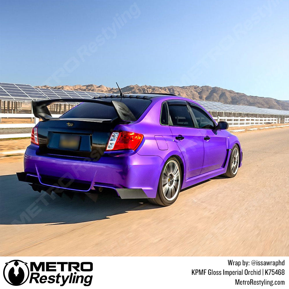 Purple Vinyl Car Wrap