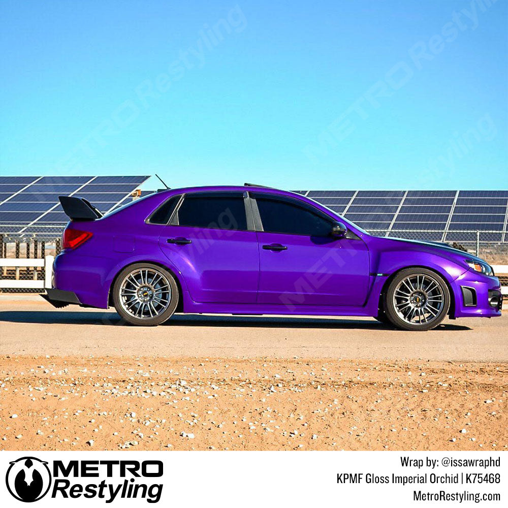 Purple Vinyl Car Wrap