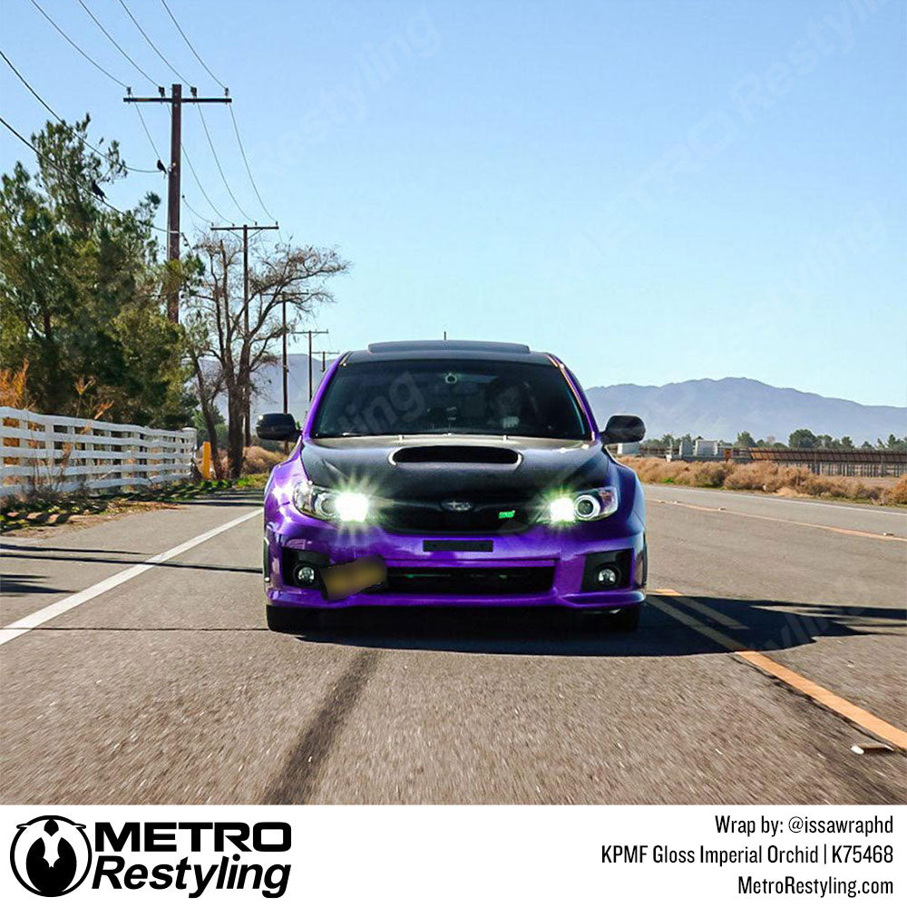 Purple Vinyl Car Wrap