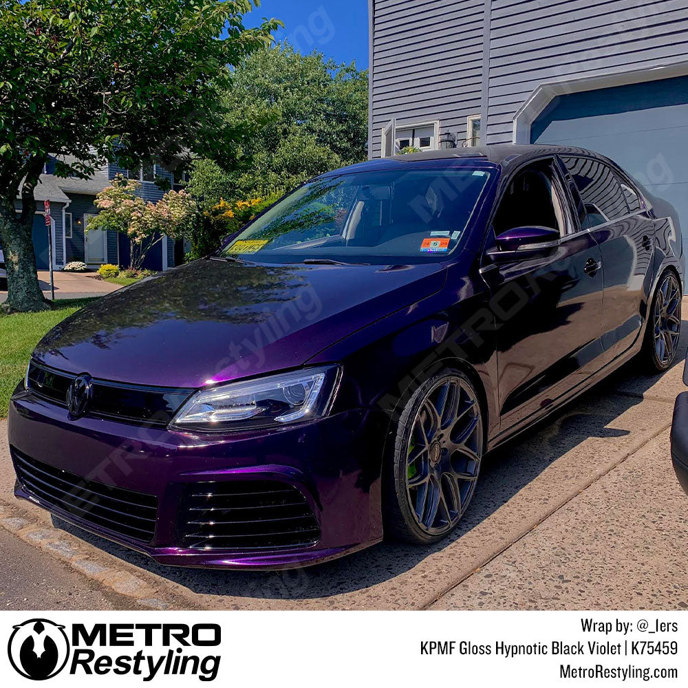 purple vinyl car wrap