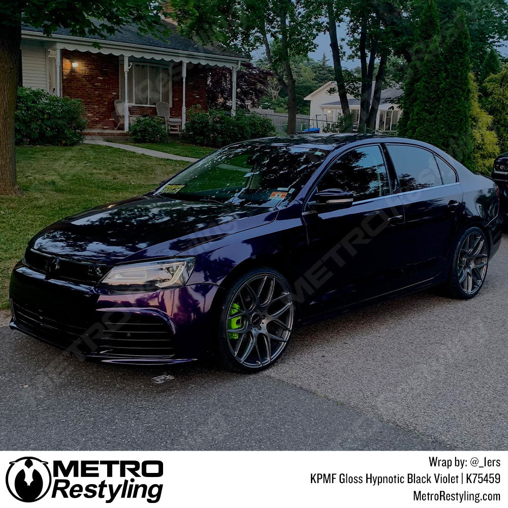 purple vinyl car wrap