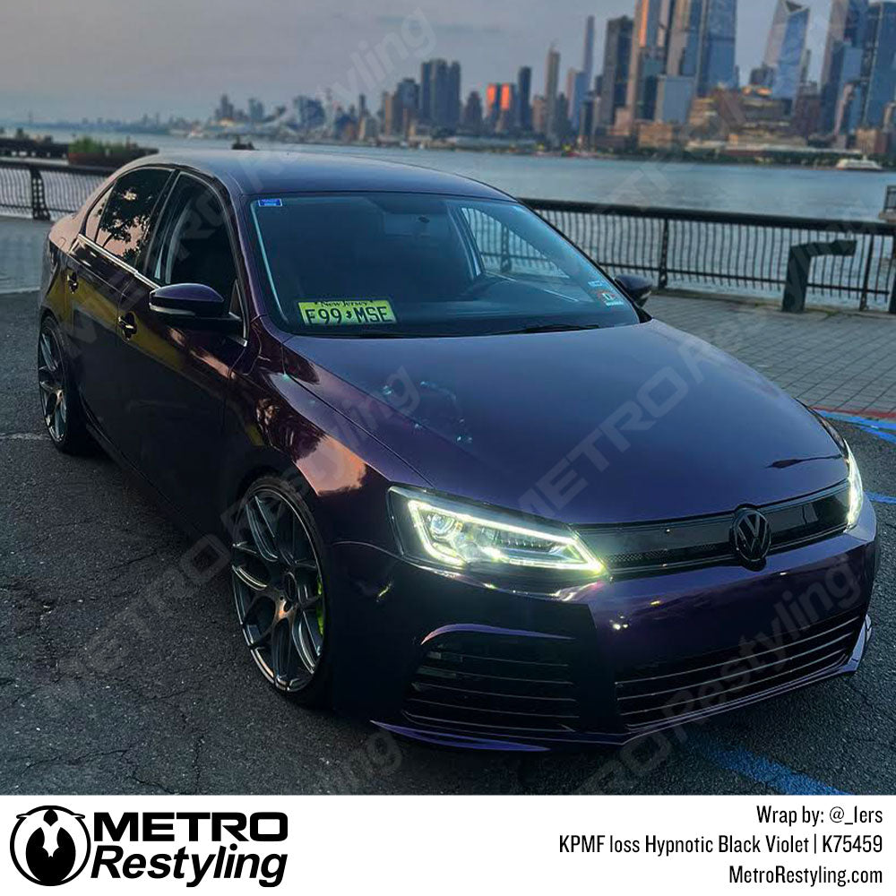 purple vinyl car wrap
