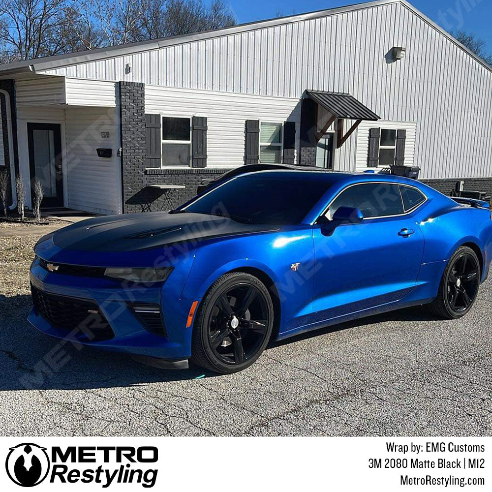 MATTE BLACK VINYL HOOD