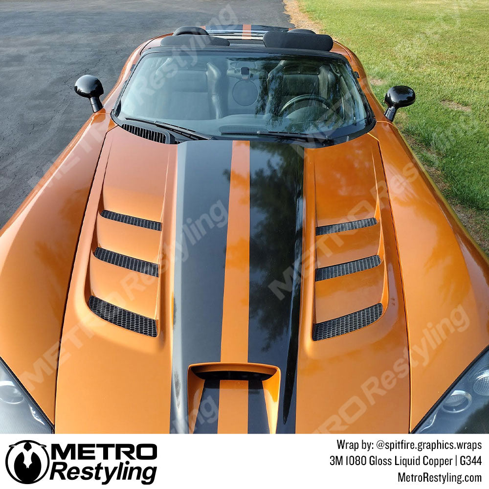 gloss copper car wrap