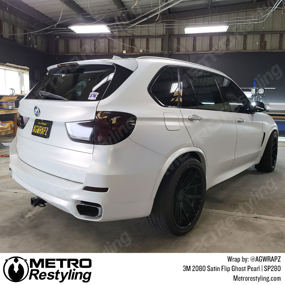 SATIN WHITE CAR WRAP