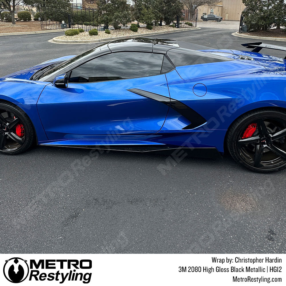 black roof wrap