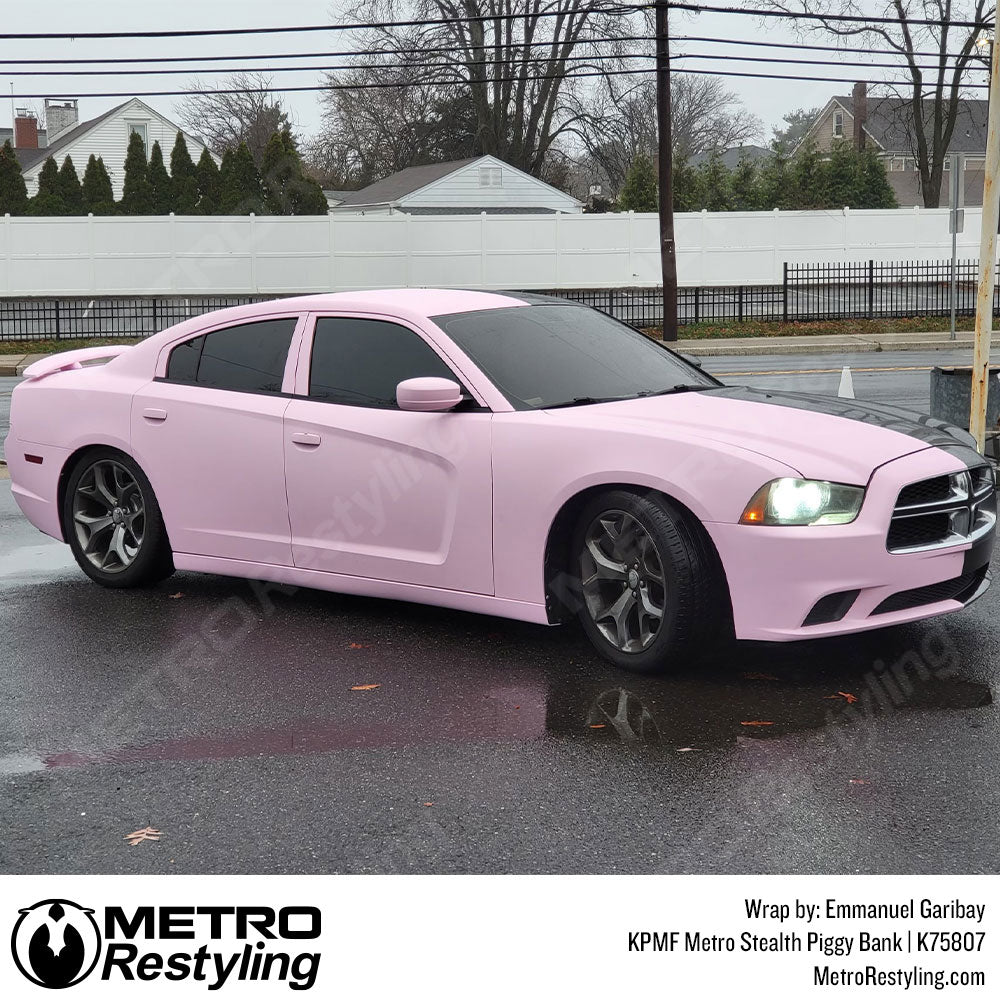 baby pink vinyl wrap