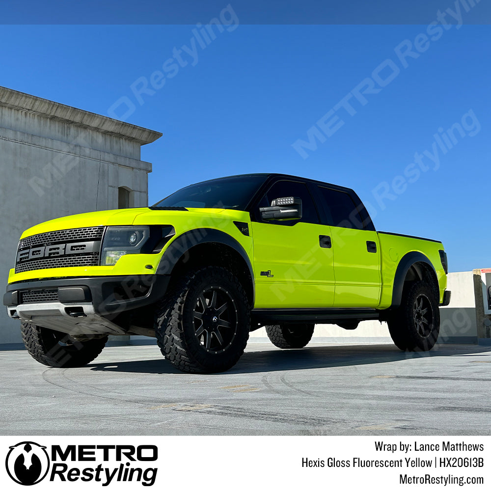 Bright Yellow Vinyl Wrap